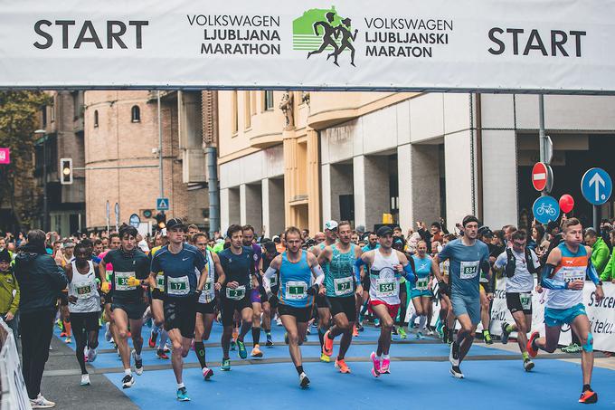 Ljubljanski maraton je največja tekaška prireditev v Sloveniji.  | Foto: Grega Valančič/Sportida