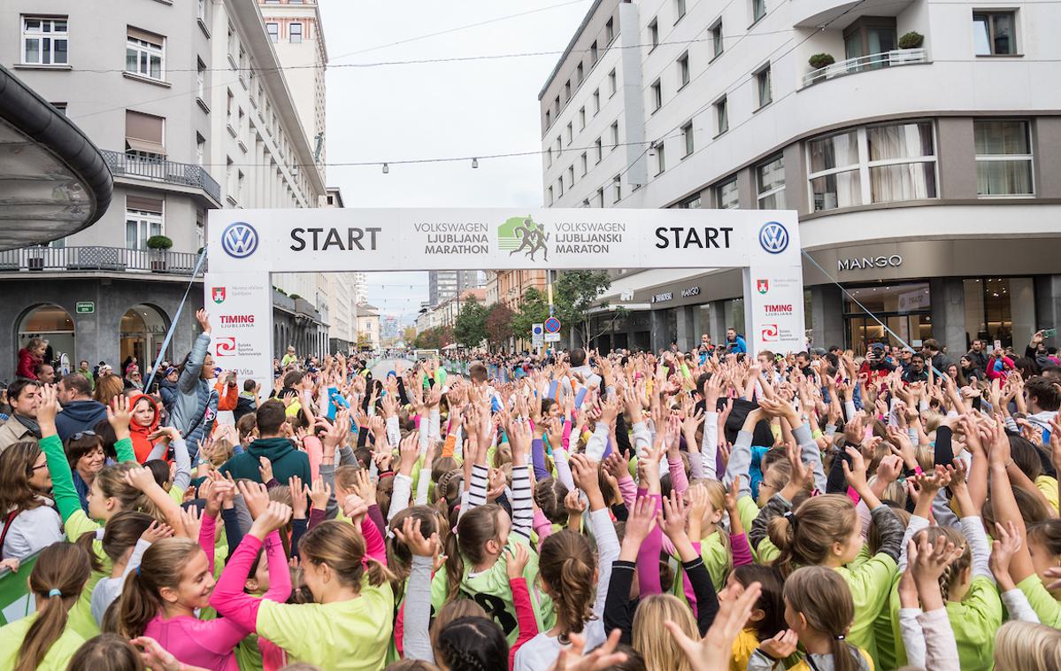 Ljubljanski maraton - otroci 2017 | Foto Damjan Končar