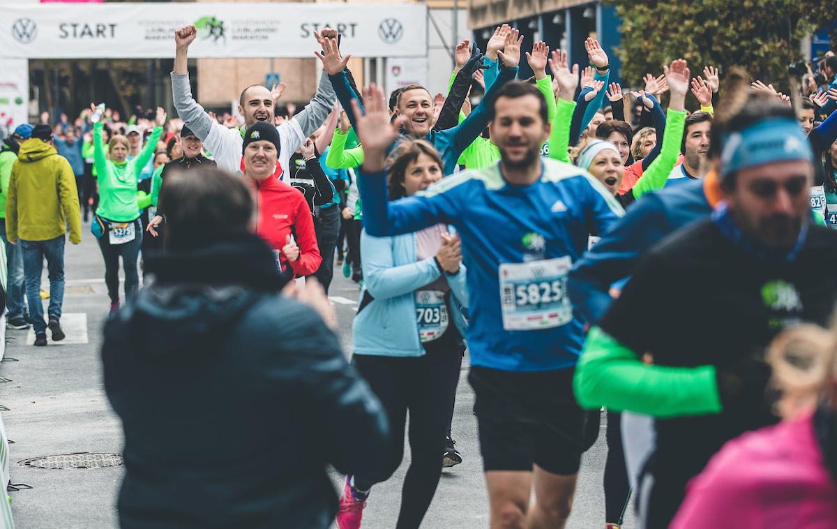 Ljubljanski maraton 2021 | Volkswagen 25. Ljubljanski maraton je privabil slabih 4.500 tekačev. | Foto Grega Valančič/Sportida