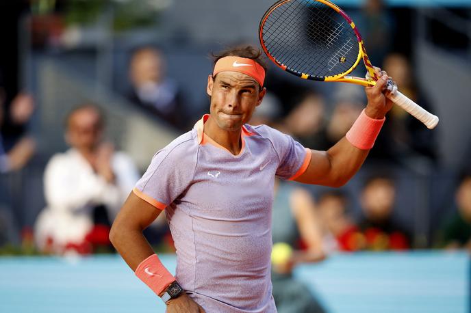 Rafael Nadal | Rafael Nadal je zanesljivo preskočil prvo oviro ob morebitnem zadnjem nastopu na domačem mastersu v Madridu.  | Foto Reuters