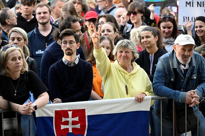 Protest v Bratislavi | Foto: Reuters Connect