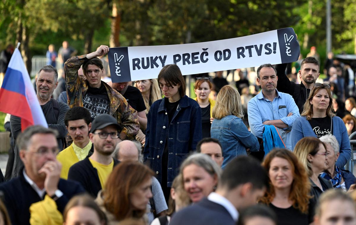 Protest v Bratislavi | Foto Reuters Connect