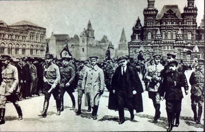 Ruski boljševiki, ki jih je vodil Vladimir Iljič Lenin, so sklenili zavezništvo s Kitajci. Kitajski komunisti so pozneje prišli na oblast s pomočjo Sovjetske zveze, a sta komunistični državi kmalu postali tekmici. | Foto: Guliverimage/Vladimir Fedorenko