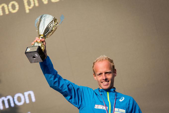 Na lanskem maratonu v Ljubljani je zmagal Mitja Krevs. Letos bo tekel na polmaratonski razdalji, ki šteje za državno prvenstvo. | Foto: Žiga Zupan/Sportida