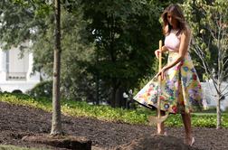 Melania Trump je za sajenje dreves obula visoke petke #foto