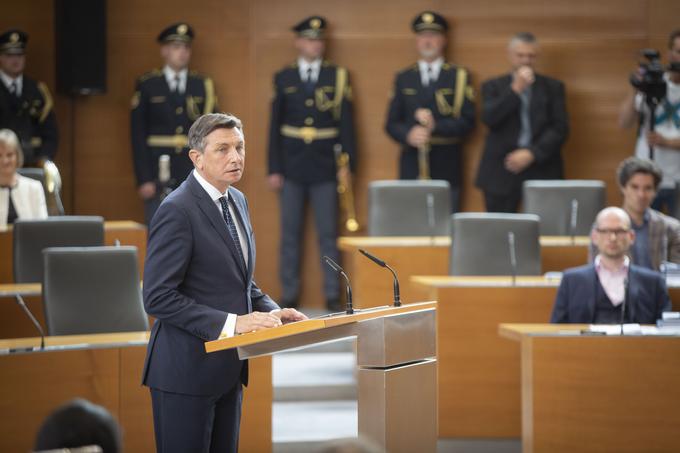 Ustanovna seja Državnega zbora. Borut Pahor. | Foto: Bojan Puhek