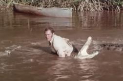 V filmu o Bondu so uporabili prave krokodile: kaskader je dobil 193 šivov #video