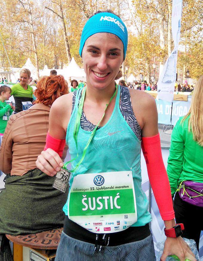 Svetovna podprvakinja na 100 kilometrov iz leta 2016 in zmagovalka zadnjih treh tekov Wings For Life Nikolina Šustić Stanković pravi, da se bo v Ljubljano še vrnila. | Foto: 