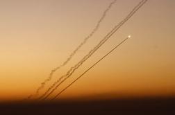 Izraelska prestolnica tarča obsežnih raketnih napadov #video