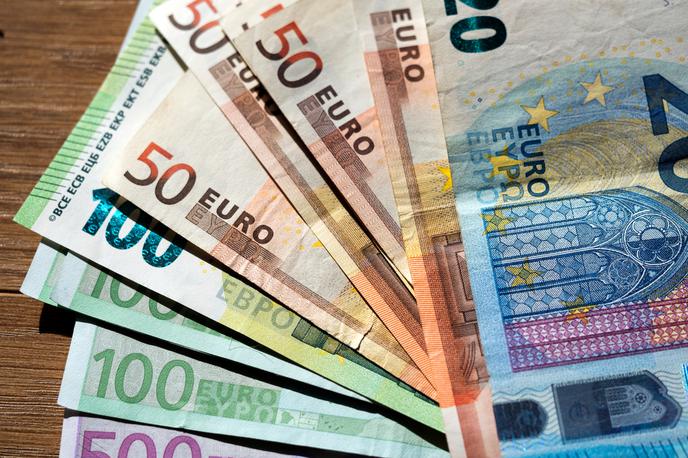 Denar | Banka je v postopku odkupa terjatev osumljencu izplačala znesek v višini okoli 400 tisoč evrov. | Foto Shutterstock
