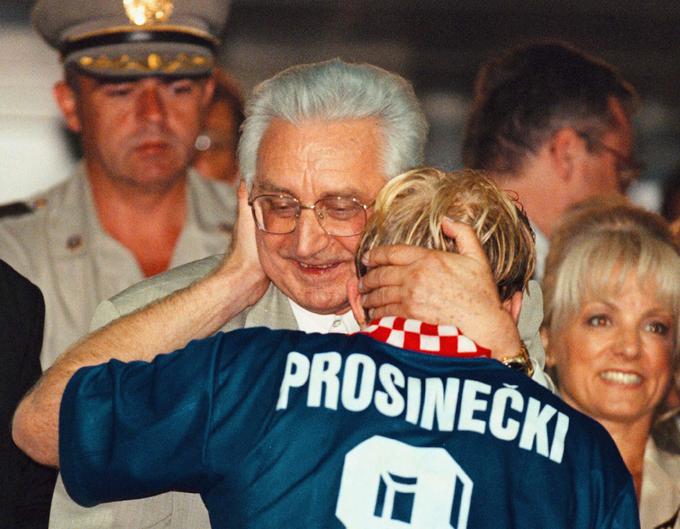 Ko je Zoran Pavlović prispel k zagrebškemu velikanu, je bil prvi mož Dinama, takrat se je imenoval Croatia, hrvaški predsednik dr. Franko Tuđman. | Foto: Reuters