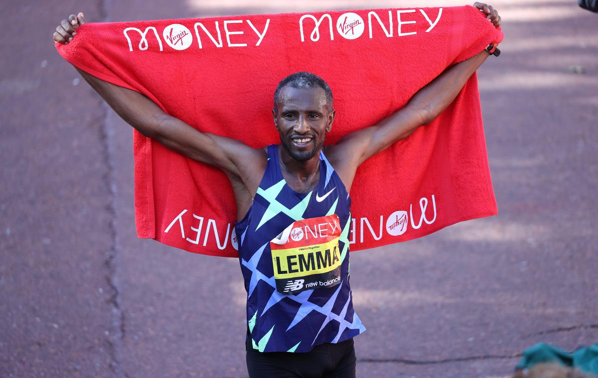 Sisay Lemma | Sisay Lemma  je postavil šesti najboljši čas v zgodovini in postal četrti najhitrejši maratonec.  | Foto Guliverimage