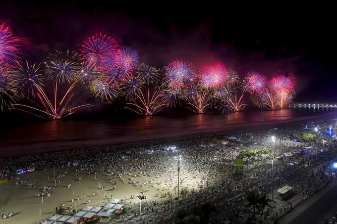 Letošnje novoletno slavje na Copacabani | Foto: Guliverimage