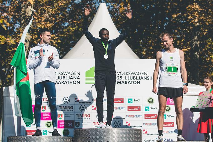 ljubljanski maraton zmagovalci Ernest Kibet Tarus | Foto: Grega Valančič/Sportida