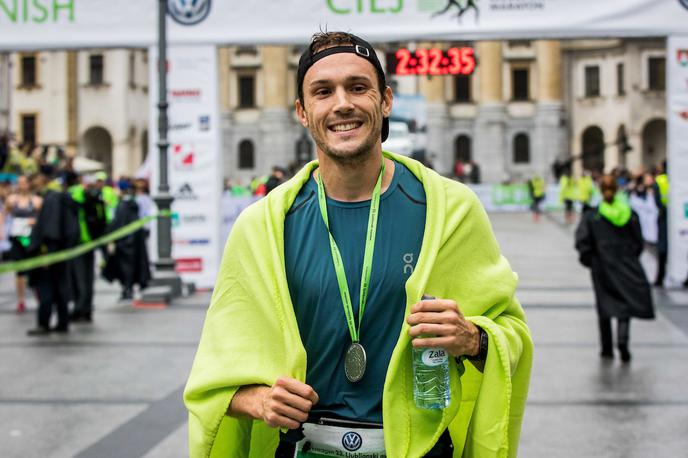 Matic Modic | Nekdanji hokejist in triatlonec Matic Modic je bil na najdaljši razdalji lanskega ljubljanskega maratona najhitrejši Slovenec. | Foto Žiga Zupan/Sportida