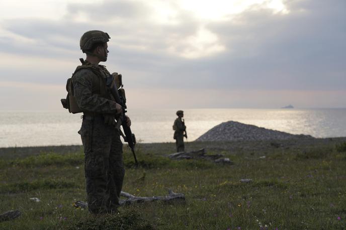 Ameriški vojaki na Gotlandu | Poleti 2022 so bile na Gotlandu vojaške vaje, na katerih so med drugim sodelovali tudi ameriški vojaki. | Foto Guliverimage